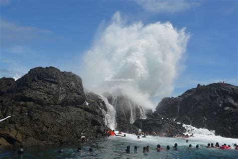 Laswitan Lagoon: Getting Splashed in Cortes, Surigao del Sur.